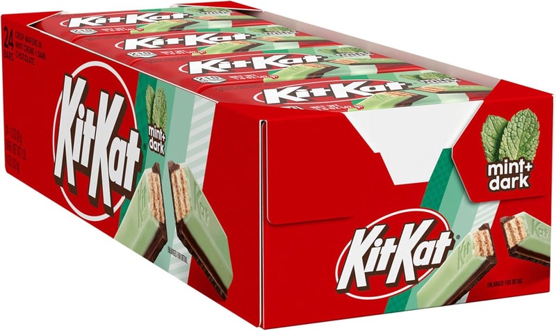 KitKat شوكولاتة كيت كات ديوز بالنعناع والشوكولاتة الداكنة، 1.5 أونصة (24 قطعة) - Image 4